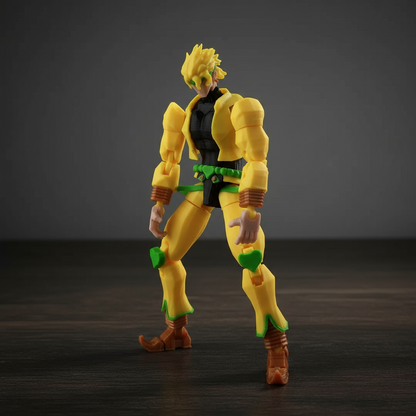 JoJo’s Bizarre Adventure | Dio Brando & The World | Anime | 3D Printed Figure Set