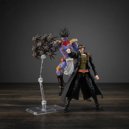 JoJo’s Bizarre Adventure | Jotaro Kujo & Star Platinum | Anime | 3D Printed Figure Set