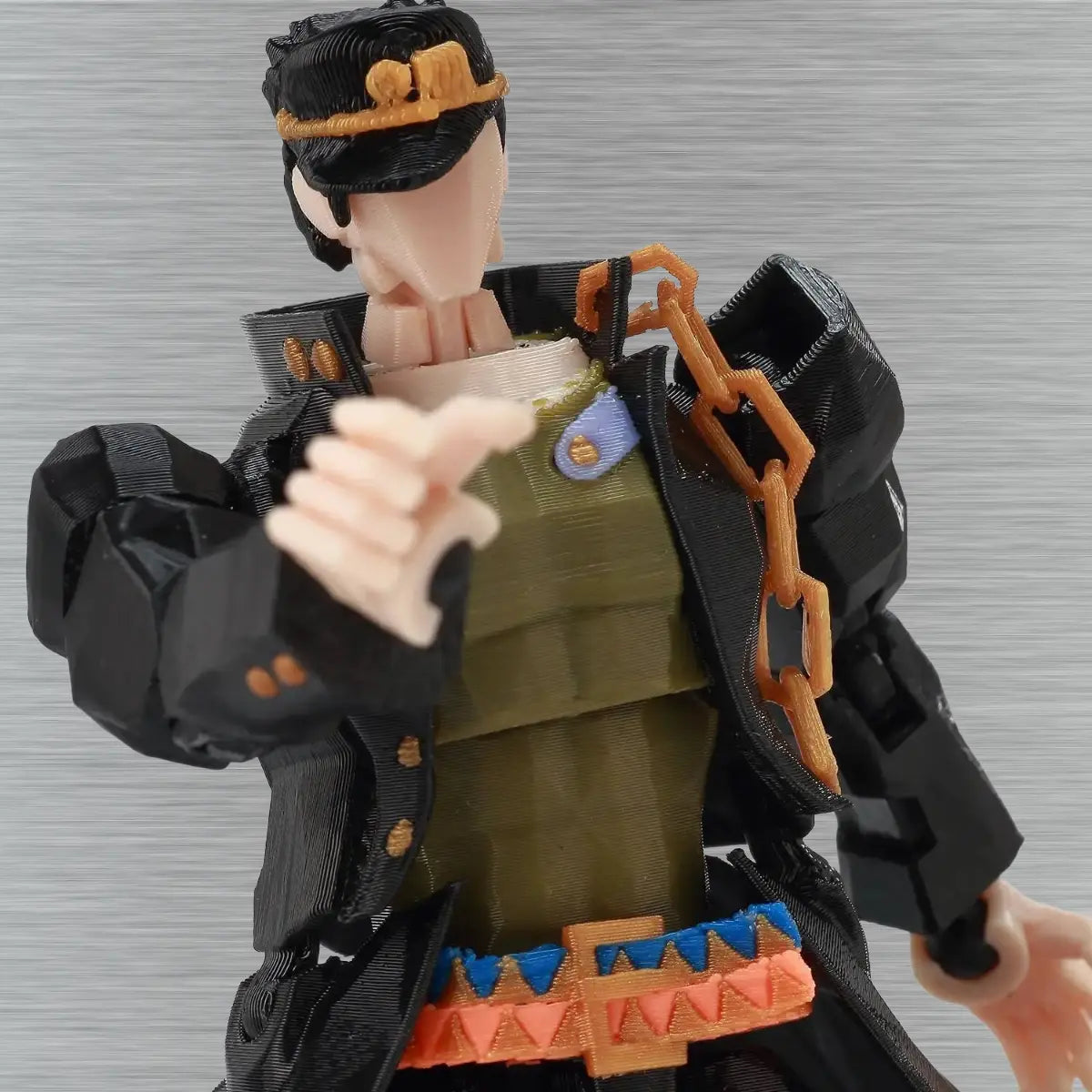 JoJo’s Bizarre Adventure | Jotaro Kujo & Star Platinum | Anime | 3D Printed Figure Set