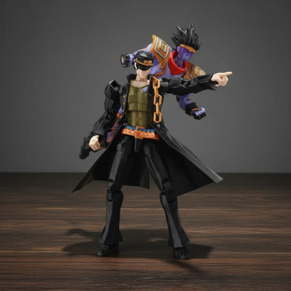 JoJo’s Bizarre Adventure | Jotaro Kujo & Star Platinum | Anime | 3D Printed Figure Set