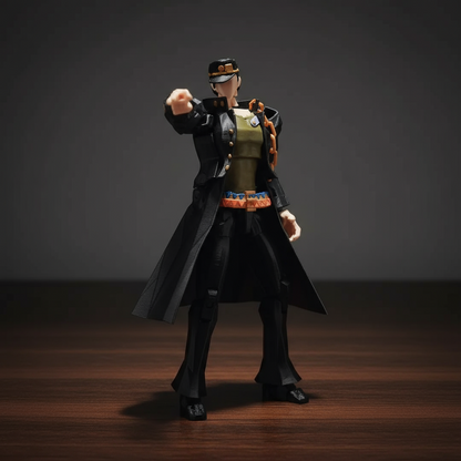 JoJo’s Bizarre Adventure | Jotaro Kujo & Star Platinum | Anime | 3D Printed Figure Set