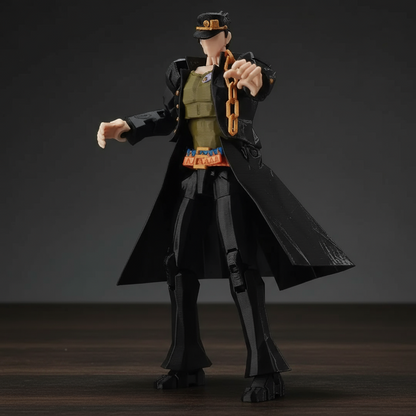 JoJo’s Bizarre Adventure | Jotaro Kujo & Star Platinum | Anime | 3D Printed Figure Set