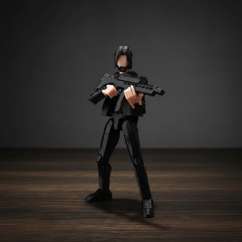 John Wick | Keanu Reeves | Movie/TV | 3D Printed Figure