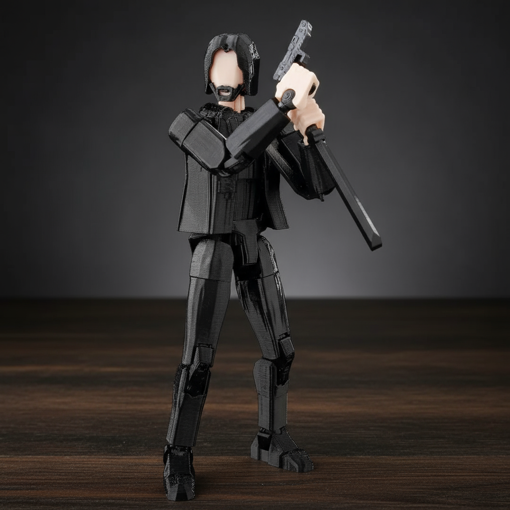 John Wick | Keanu Reeves | Movie/TV | 3D Printed Figure