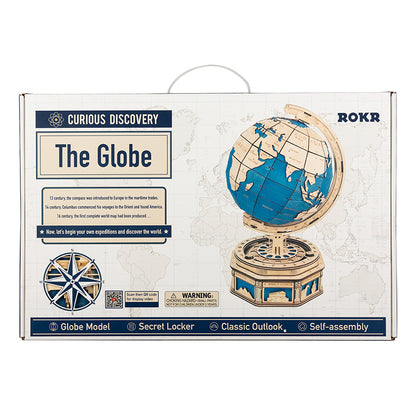 Robotime | ROKR | Globe Earth | Hobby Kits & DIY Collectibles | 3D Assemble Kits