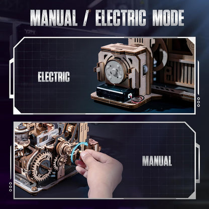 Robotime | ROKR | Marble Spaceport | Marble Run | Hobby Kits & DIY Collectibles | 3D Assemble Kits