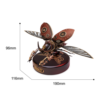 Robotime | ROKR | Rhinoceros Beetle | Hobby Kits & DIY Collectibles | 3D Assemble Kits