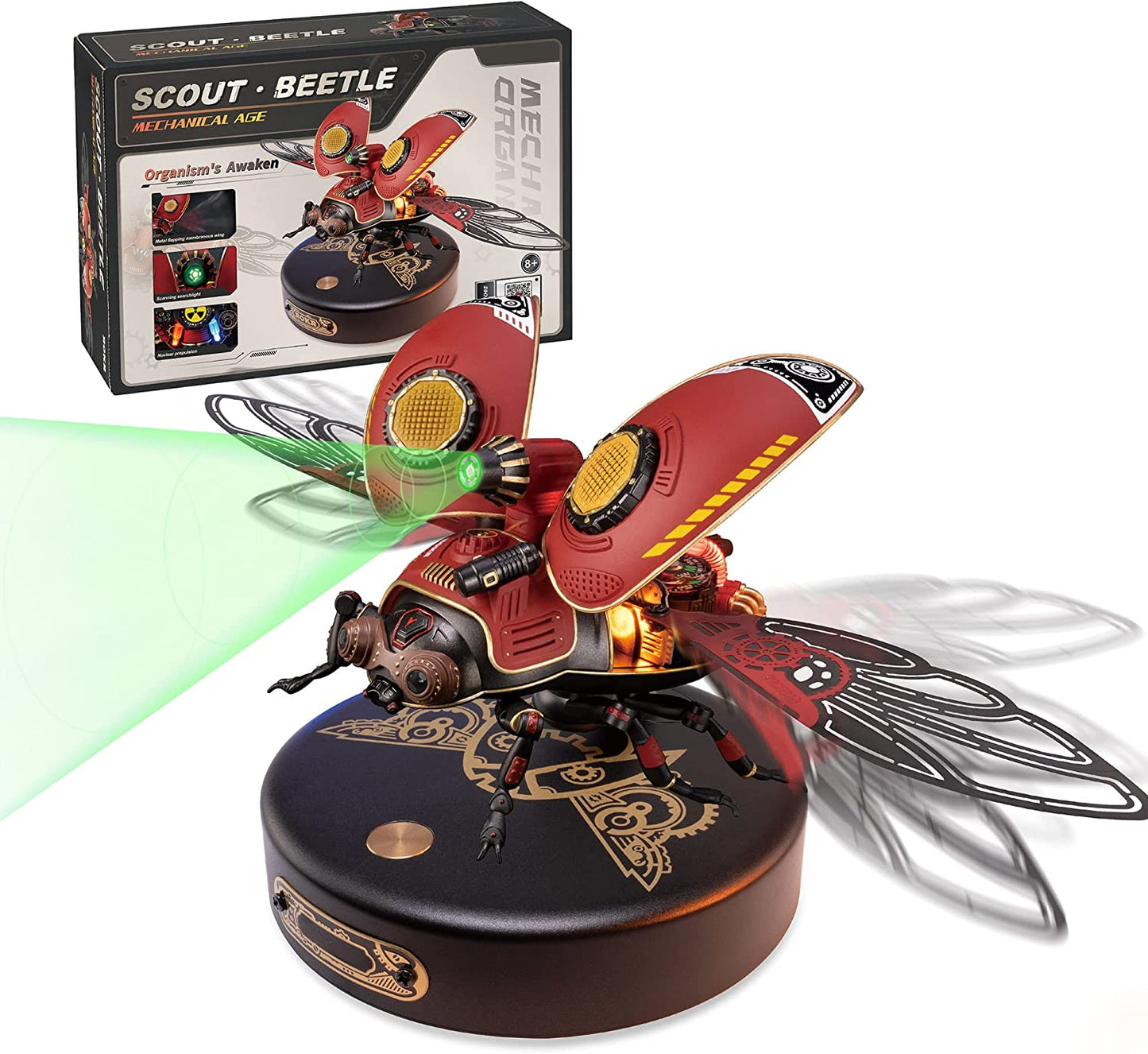 Robotime | ROKR | Scout Beetle | Hobby Kits & DIY Collectibles | 3D Assemble Kits