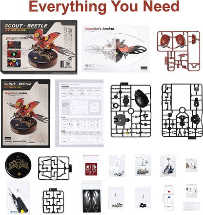 Robotime | ROKR | Scout Beetle | Hobby Kits & DIY Collectibles | 3D Assemble Kits