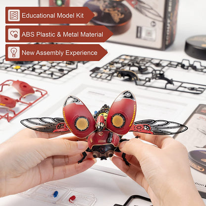 Robotime | ROKR | Scout Beetle | Hobby Kits & DIY Collectibles | 3D Assemble Kits