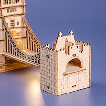 Robotime | ROKR | Tower Bridge | Hobby Kits & DIY Collectibles | 3D Assemble Kits