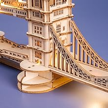 Robotime | ROKR | Tower Bridge | Hobby Kits & DIY Collectibles | 3D Assemble Kits