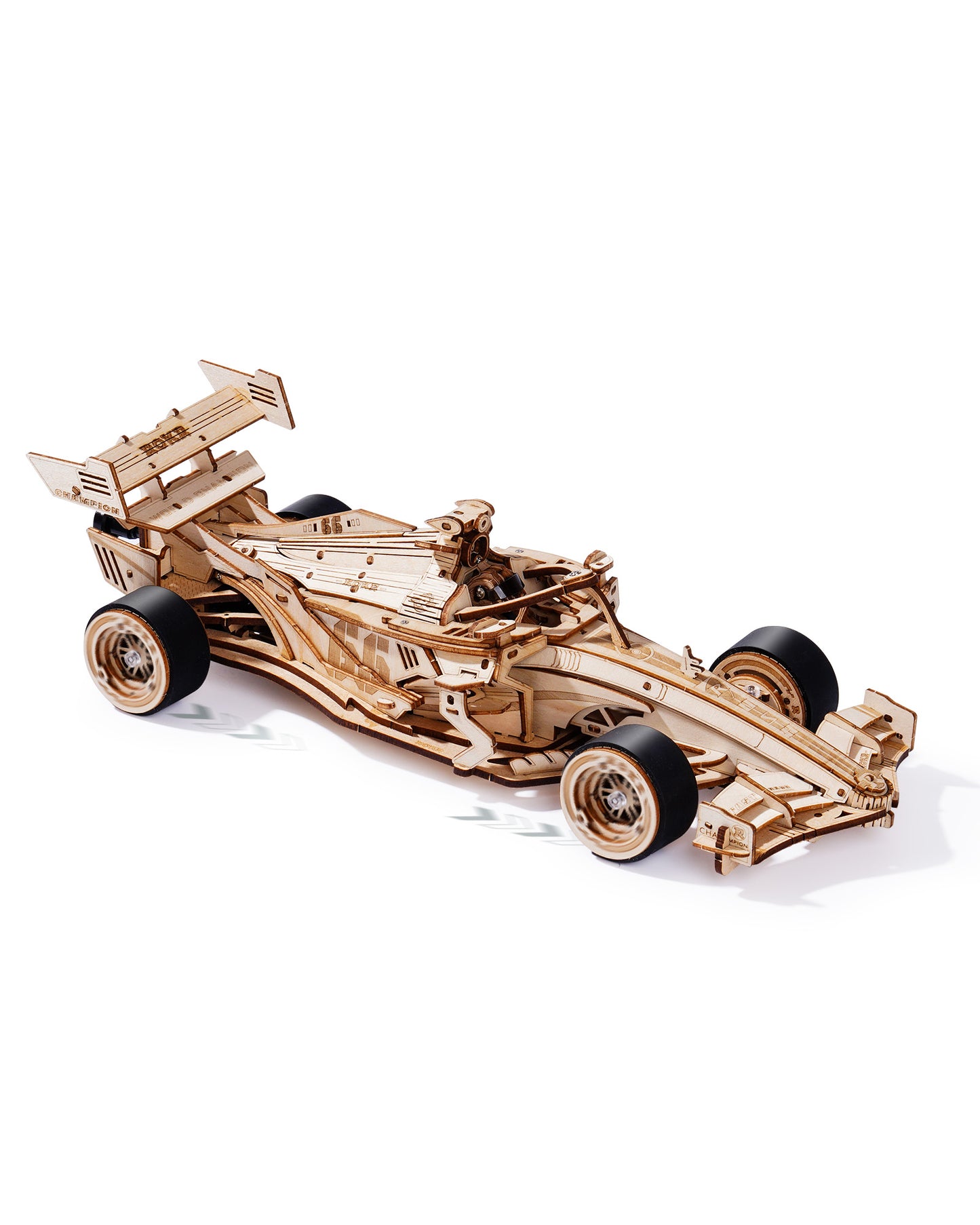 Robotime | ROKR | Wooden Racing Car | Hobby Kits & DIY Collectibles | 3D Assemble Kits