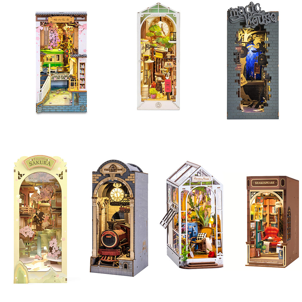 Robotime | Rolife | Book Nooks Series | Sunshine Town | Miniature & DIY Model Kits