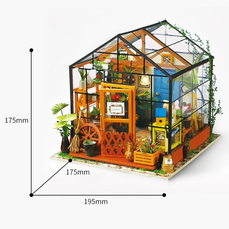 Robotime | Rolife | Cathy's Flower House | Miniature & DIY Model Kits