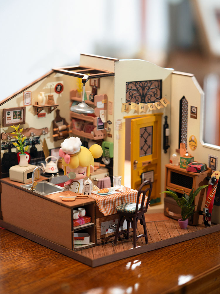 Robotime | Rolife | Minature House | Happy Kitchen | Miniature & DIY Model Kits