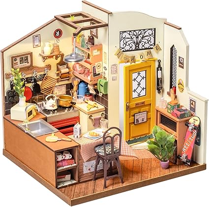Robotime | Rolife | Minature House | Happy Kitchen | Miniature & DIY Model Kits