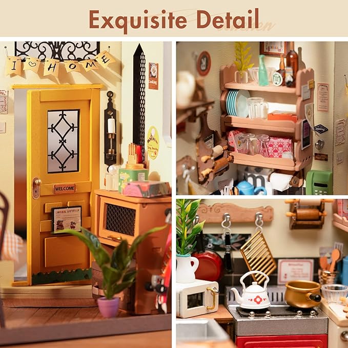 Robotime | Rolife | Minature House | Happy Kitchen | Miniature & DIY Model Kits