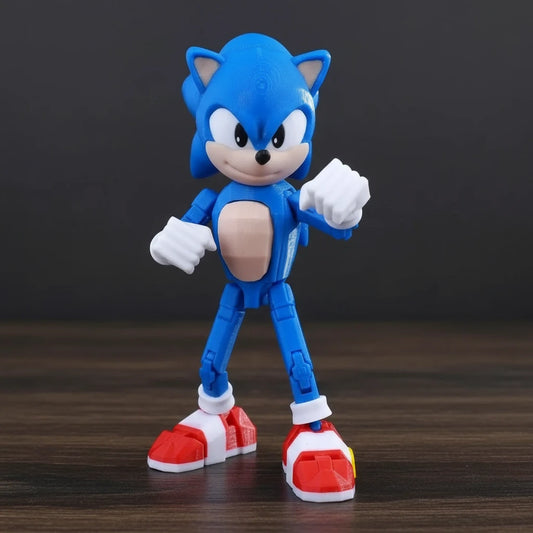 Sonic the Hedgehog | Sonic & Shadow | Gaming | 3D Printed Figure Set