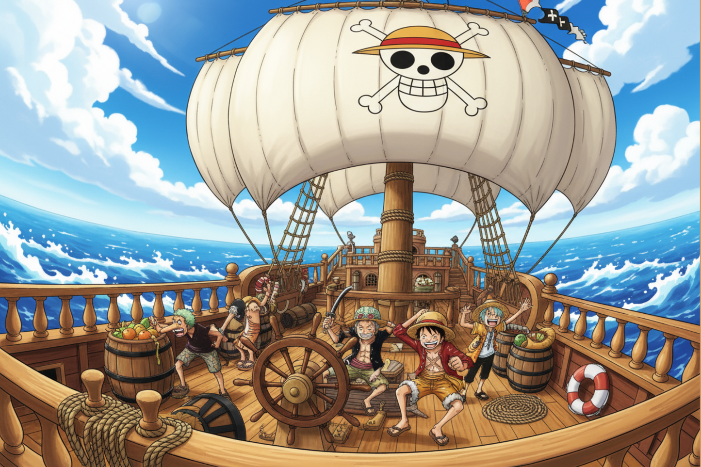 One Piece-Inspired Digital Backdrops | 4×6, 5×7, 8×10 | PNG & PDF
