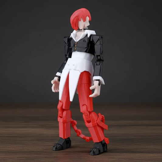 The King of Fighters | Kyo Kusanagi & Iori Yagami | Gaming | 3D Printed Figure Set