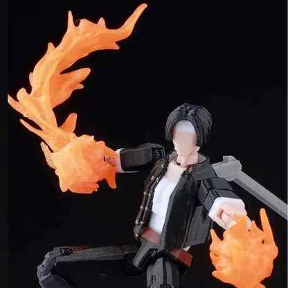 The King of Fighters | Kyo Kusanagi & Iori Yagami | Gaming | 3D Printed Figure Set