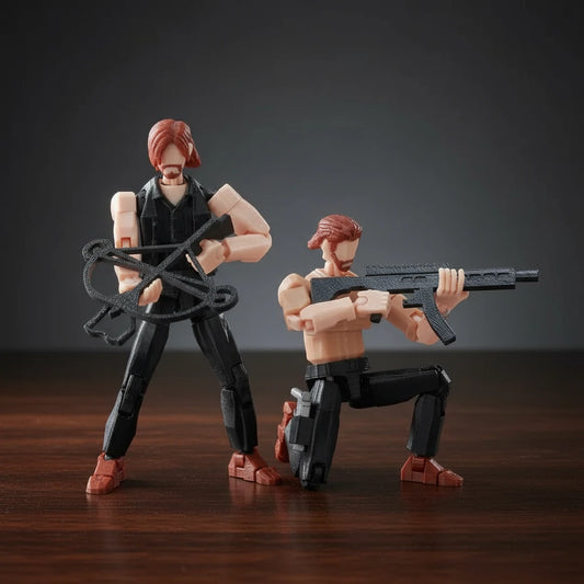 The Walking Dead | Daryl Dixon & Rick Grimes | Movie/TV | 3D Printed Figure Set