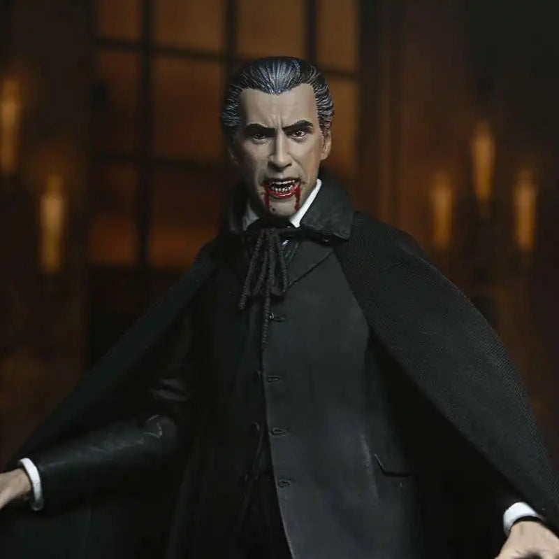 Vampire figure with a dark background