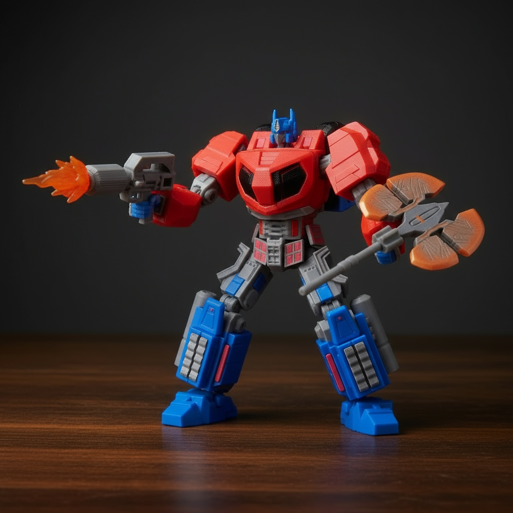 Transformers | Optimus Prime & Optimus Prime MAX | Gaming | 3D Printed Figure Set