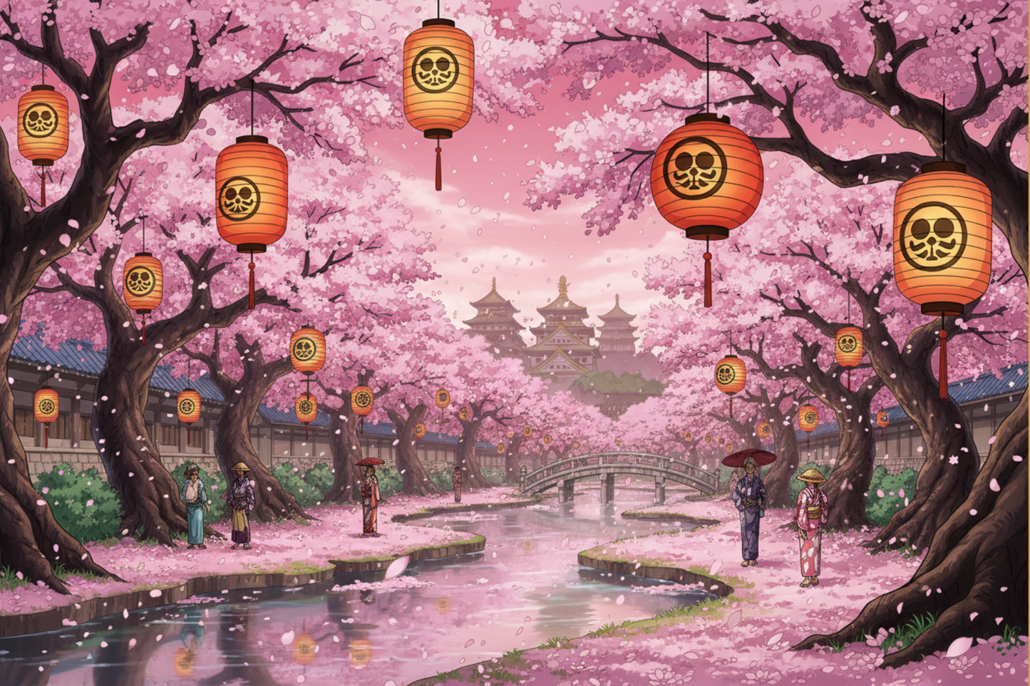 One Piece-Inspired Digital Backdrops | 4×6, 5×7, 8×10 | PNG & PDF