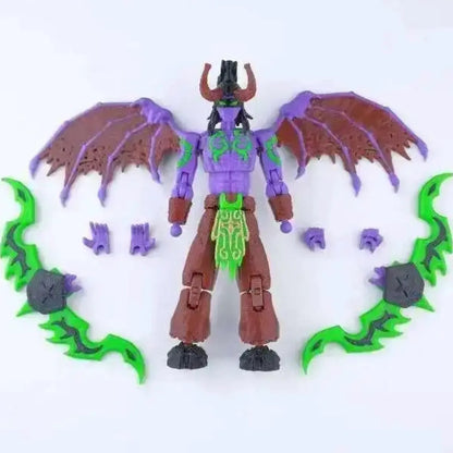 Warcraft | Illidan Stormrage, Green Blademaster & Fireblade Master | Gaming | 3D Printed Figure Set