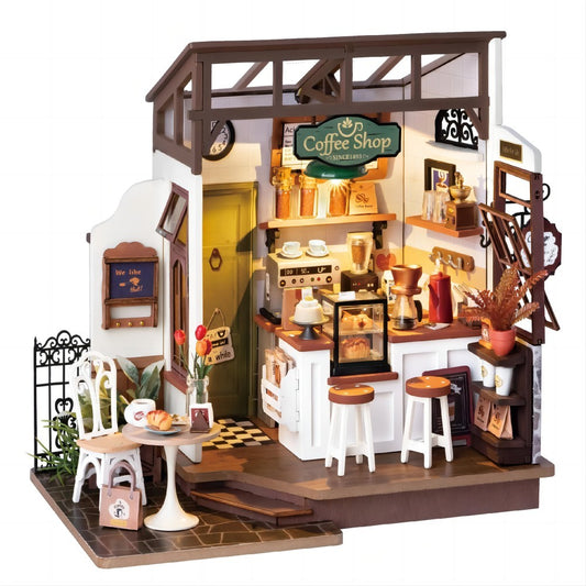 Robotime | Rolife | Coffee Shop | Miniature & DIY Model Kits