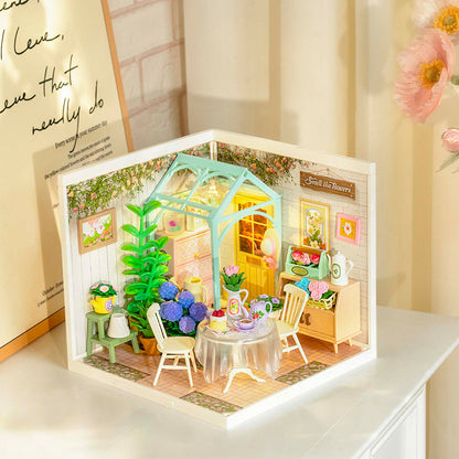 Robotime | Rolife | Super Creator Series | Blooming Tea Garden | Miniature & DIY Model Kits